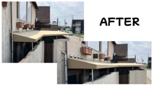 各務原市 カフェ テント張替え後 